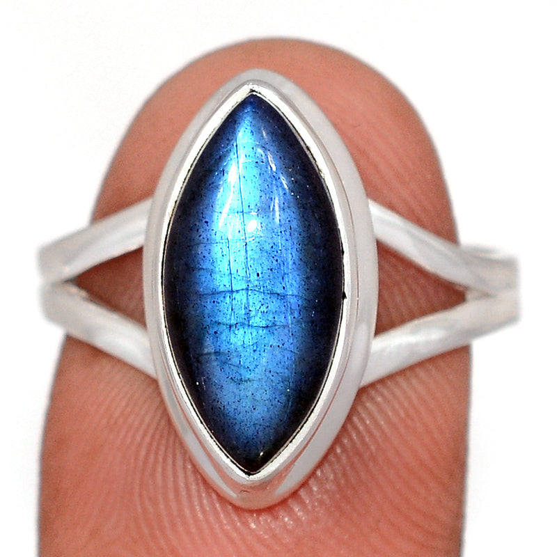 Blue Fire Labradorite Ring - BFLR2506