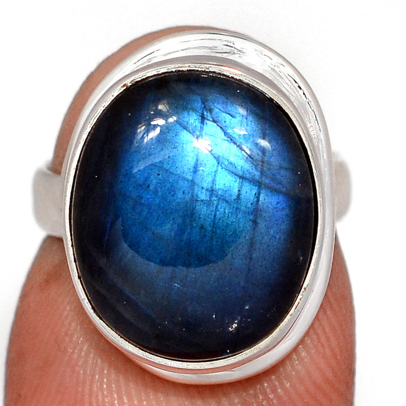 Blue Fire Labradorite Ring - BFLR2508