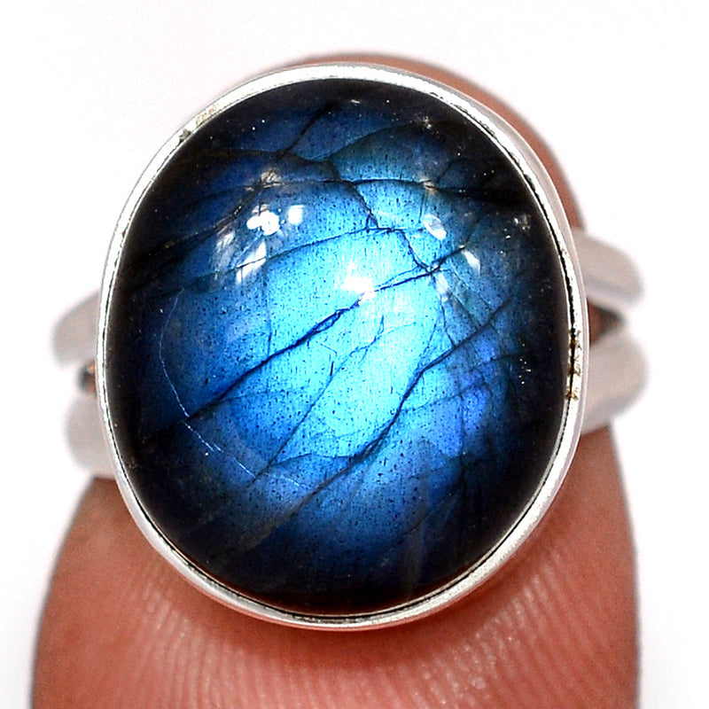 Blue Fire Labradorite Ring - BFLR2509