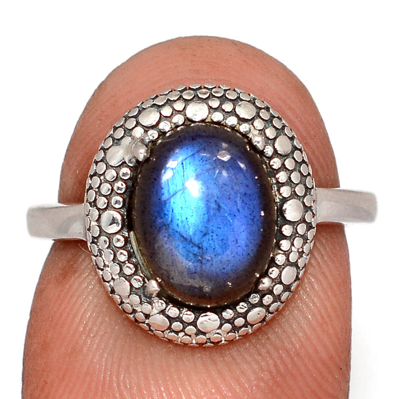 Blue Fire Labradorite Ring - BFLR2512