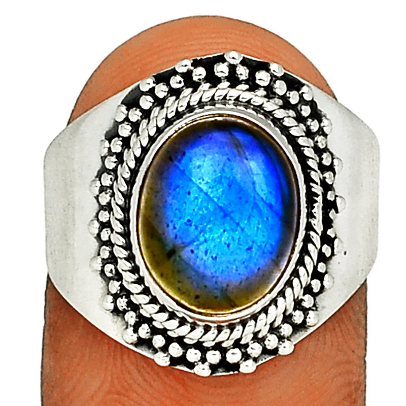 Fine Filigree - Blue Fire Labradorite Ring - BFLR3300
