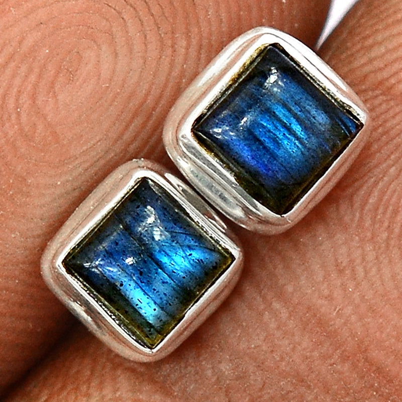 Blue Fire Labradorite Studs - BFLS1419