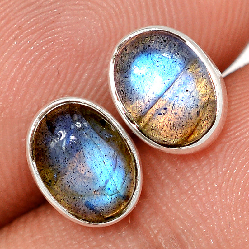 Labradorite Studs - BFLS1539