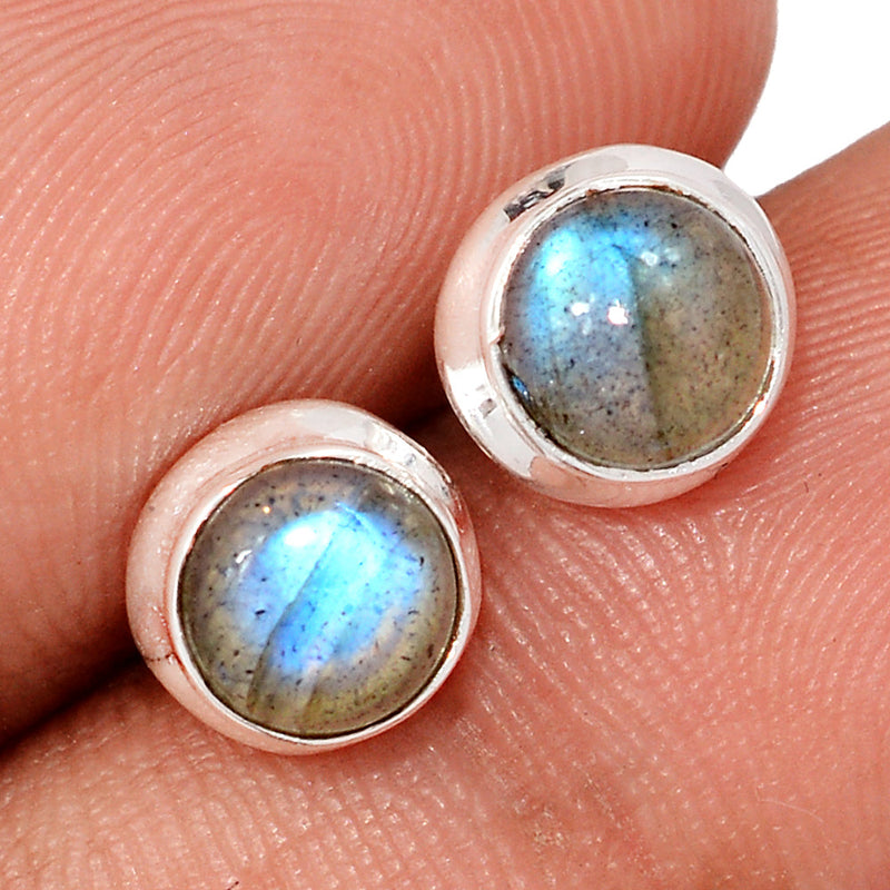 Blue Fire Labradorite Studs - BFLS1545