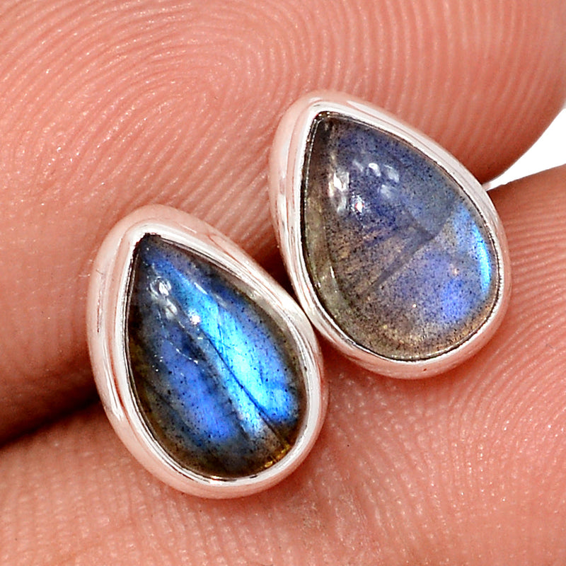 Blue Fire Labradorite Studs - BFLS1550