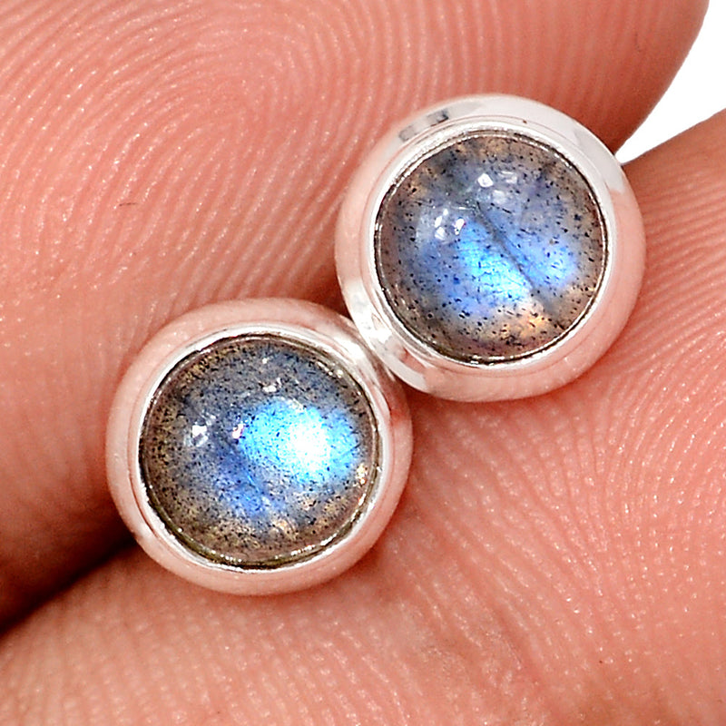 Blue Fire Labradorite Studs - BFLS1559