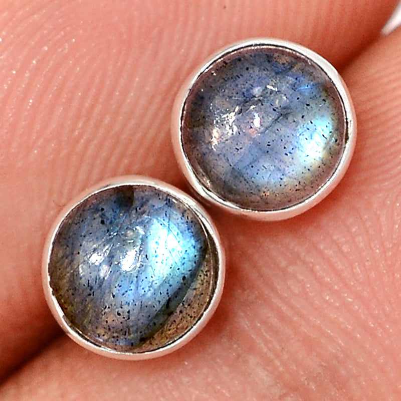 Blue Fire Labradorite Studs - BFLS1564