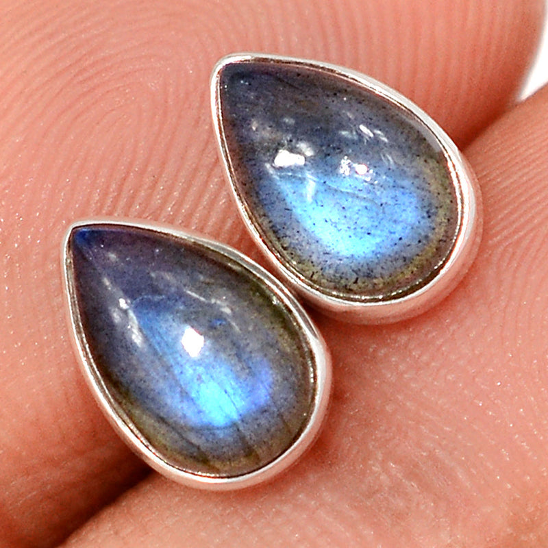 Blue Fire Labradorite Studs - BFLS1566