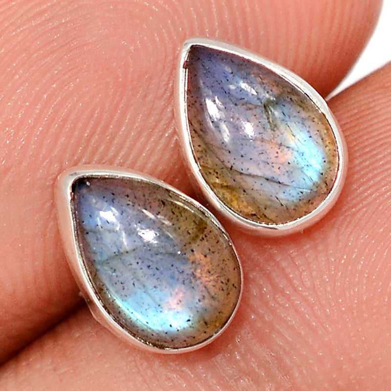 Blue Fire Labradorite Studs - BFLS1567