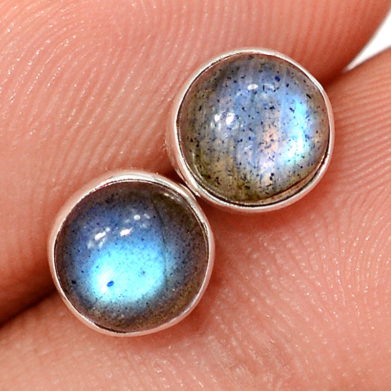 Blue Fire Labradorite Studs - BFLS1571