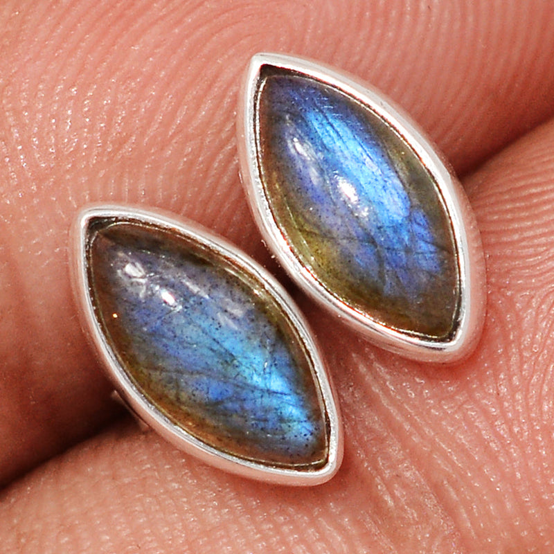 Blue Fire Labradorite Studs - BFLS1581