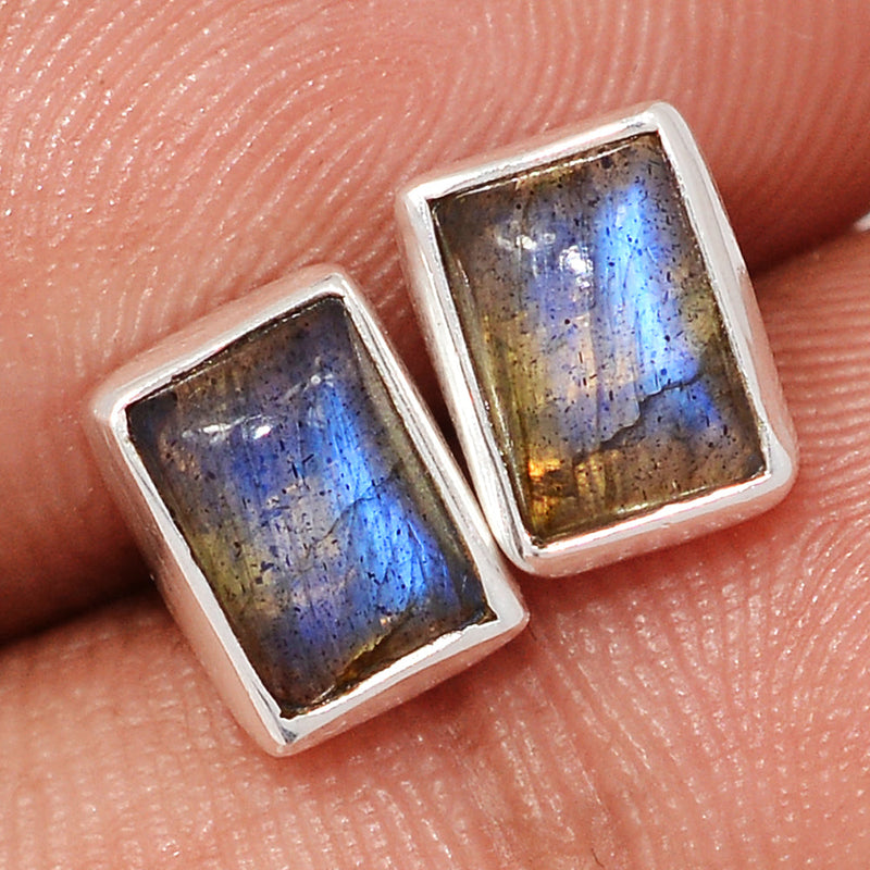 Blue Fire Labradorite Studs - BFLS1583