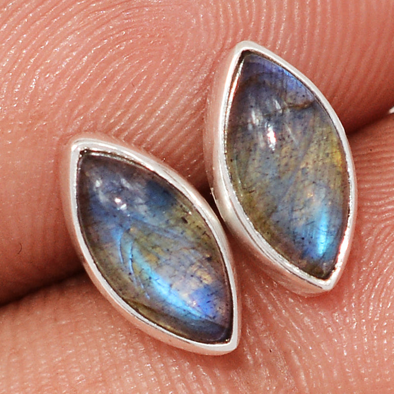 Blue Fire Labradorite Studs - BFLS1595