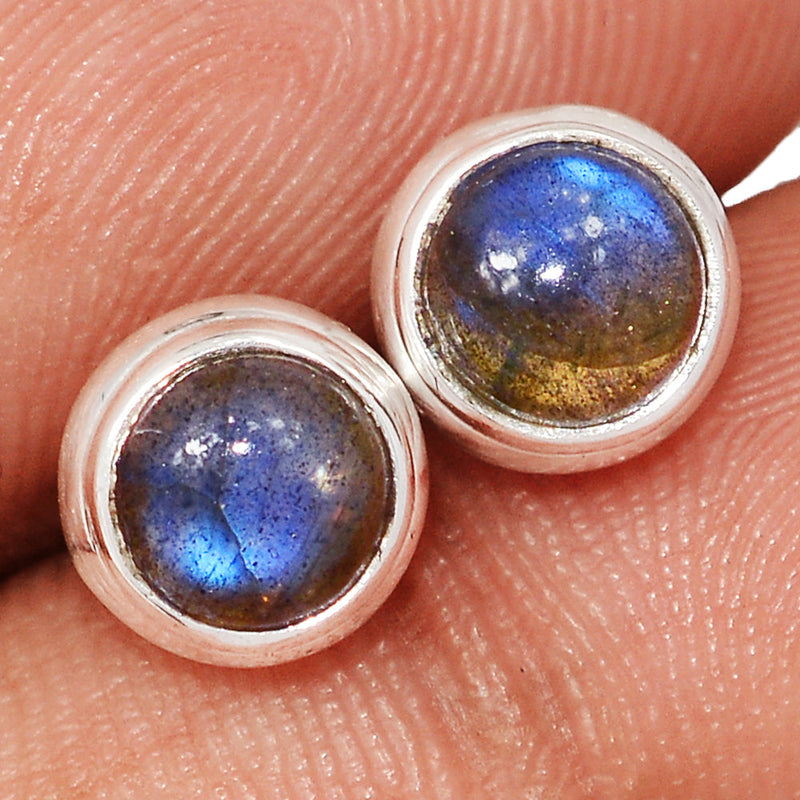 Blue Fire Labradorite Studs - BFLS1596