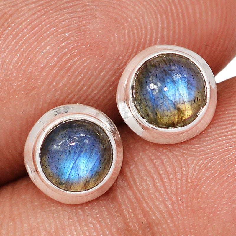 Blue Fire Labradorite Studs - BFLS1599