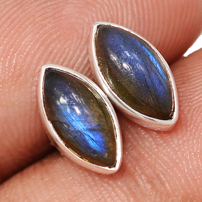 Blue Fire Labradorite Studs - BFLS1619