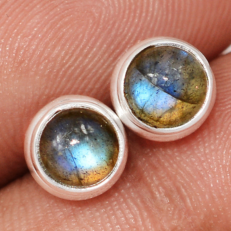 Blue Fire Labradorite Studs - BFLS1620