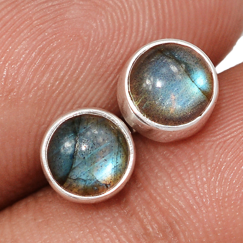 Blue Fire Labradorite Studs - BFLS1621