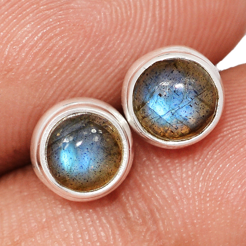 Blue Fire Labradorite Studs - BFLS1623