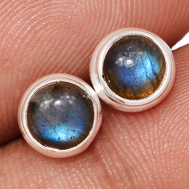 Blue Fire Labradorite Studs - BFLS1625