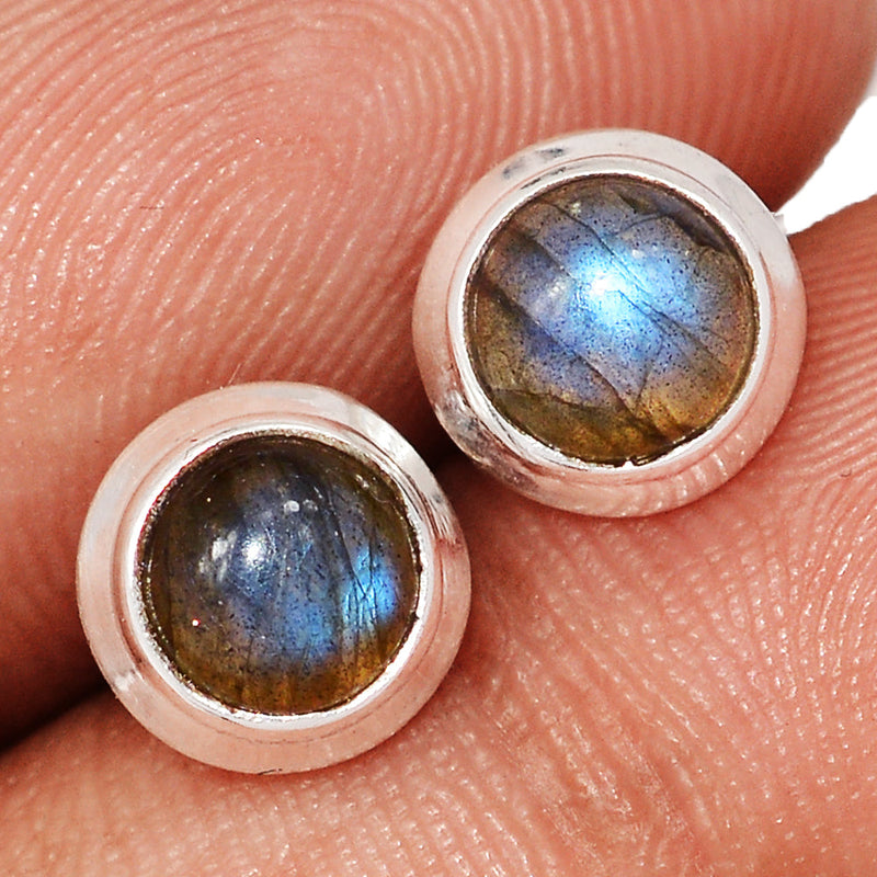Blue Fire Labradorite Studs - BFLS1633