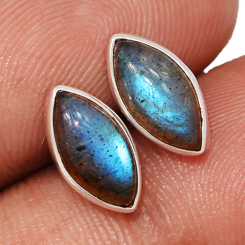 Blue Fire Labradorite Studs - BFLS1636