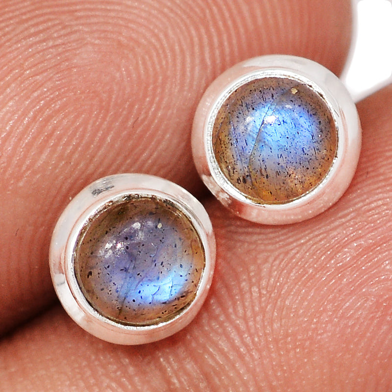 Blue Fire Labradorite Studs - BFLS1637