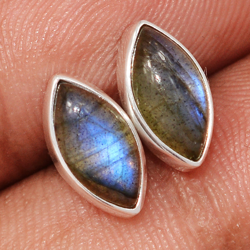 Blue Fire Labradorite Studs - BFLS1639