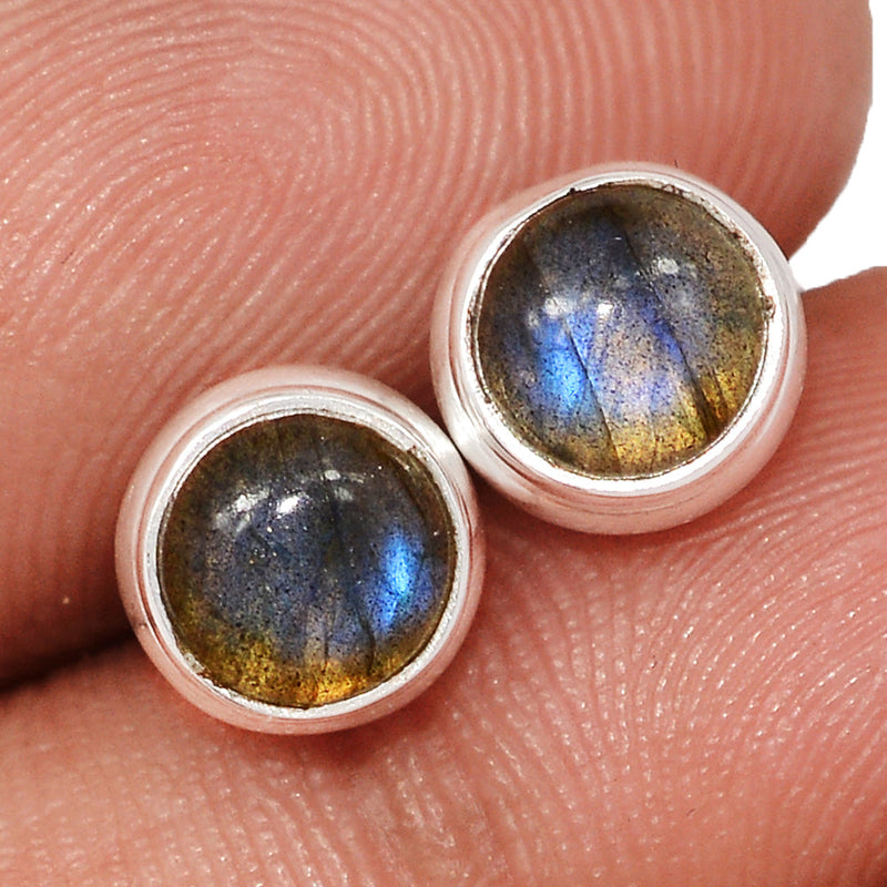 Blue Fire Labradorite Studs - BFLS1640