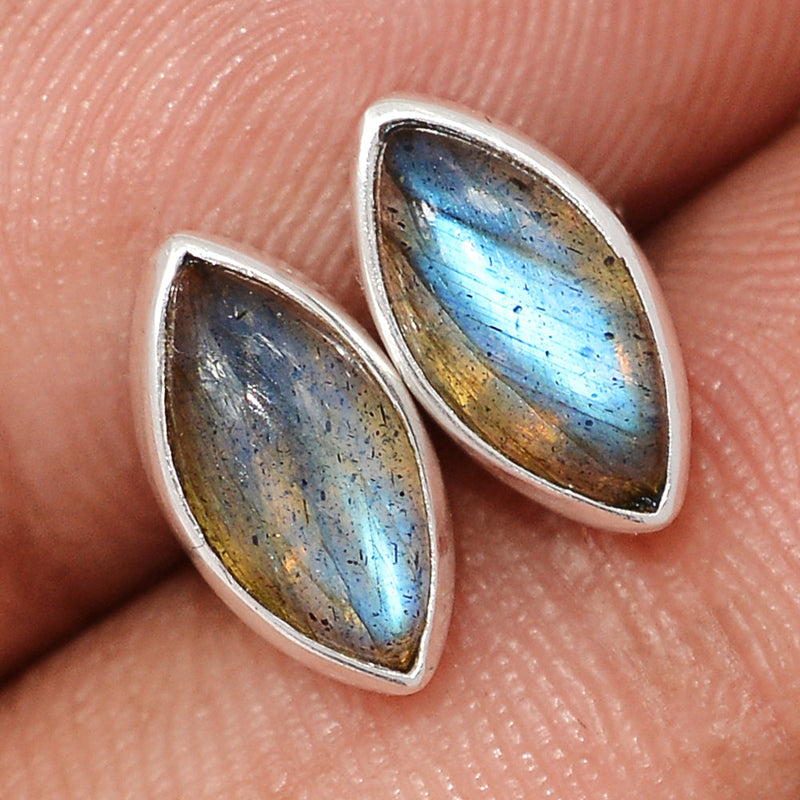Blue Fire Labradorite Studs - BFLS1642