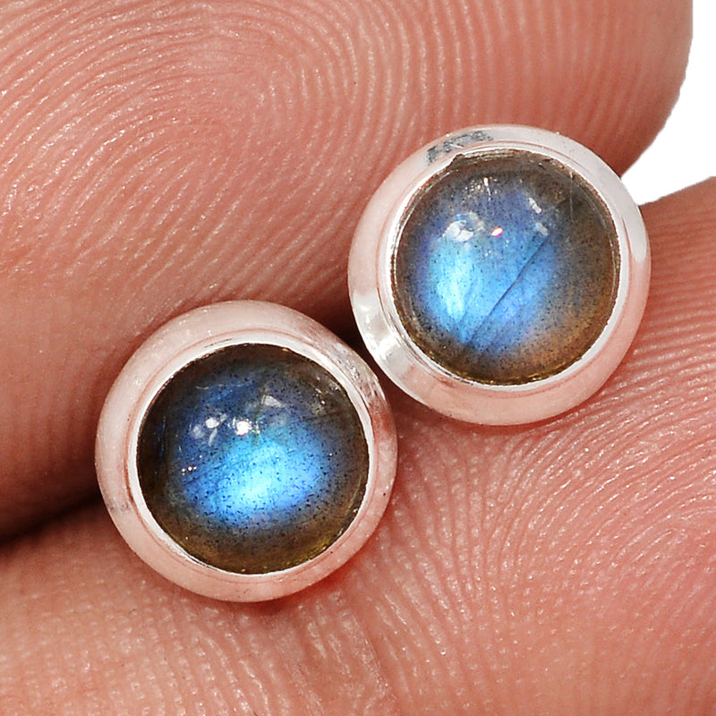 Blue Fire Labradorite Studs - BFLS1643