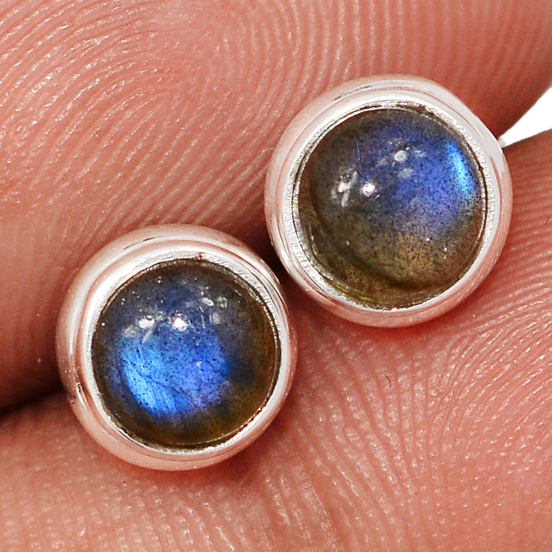 Blue Fire Labradorite Studs - BFLS1645