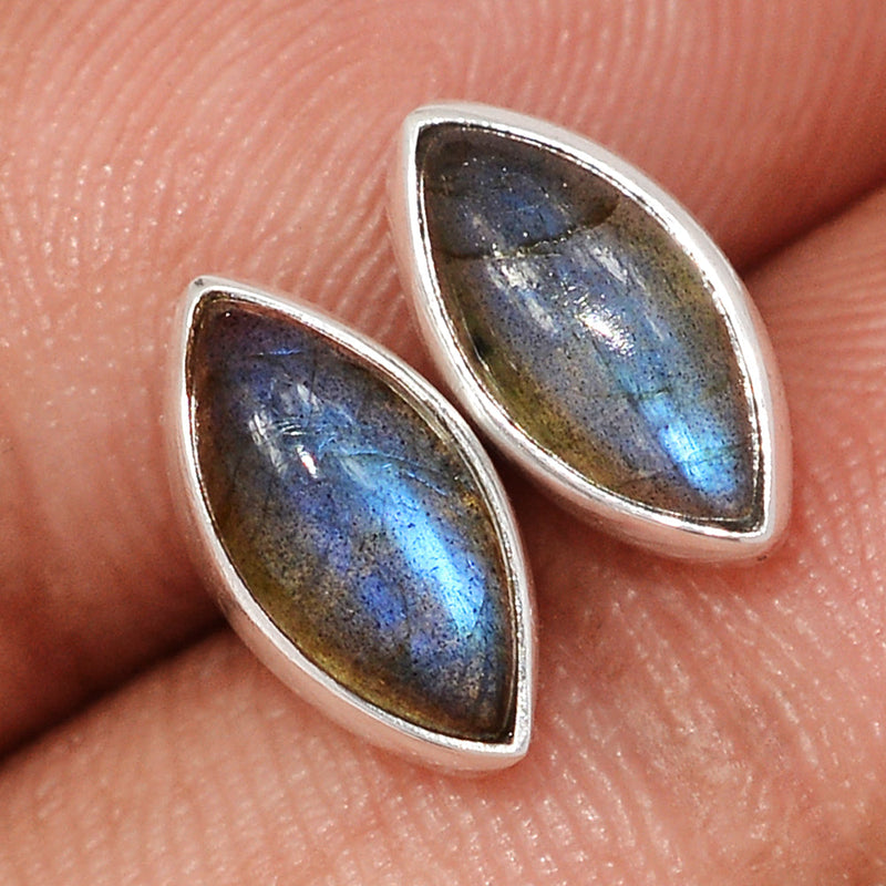 Blue Fire Labradorite Studs - BFLS1651