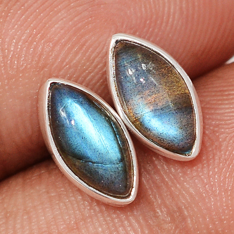 Blue Fire Labradorite Studs - BFLS1656