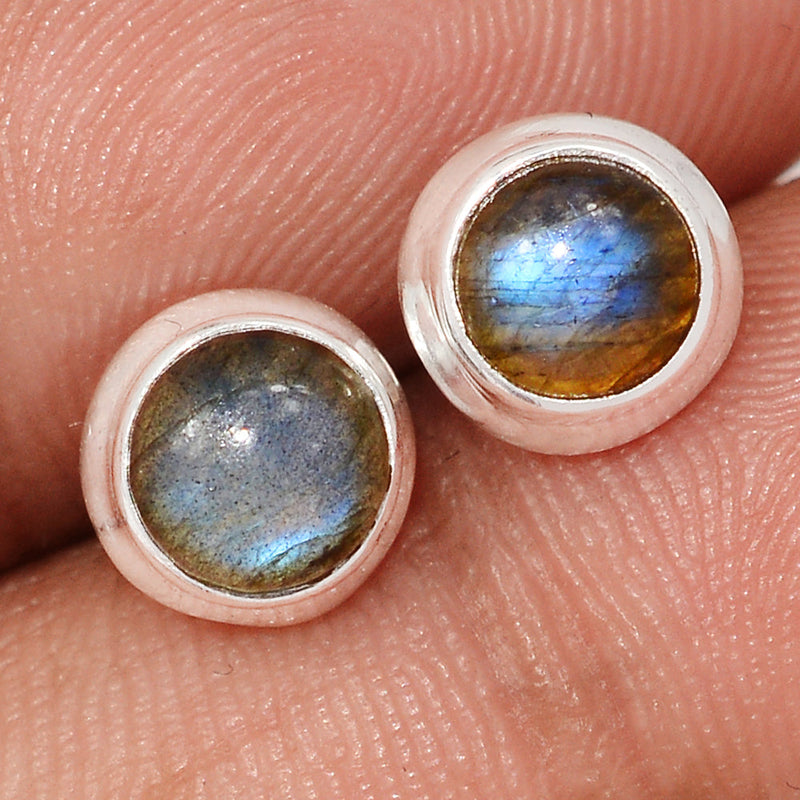 Blue Fire Labradorite Studs - BFLS1657