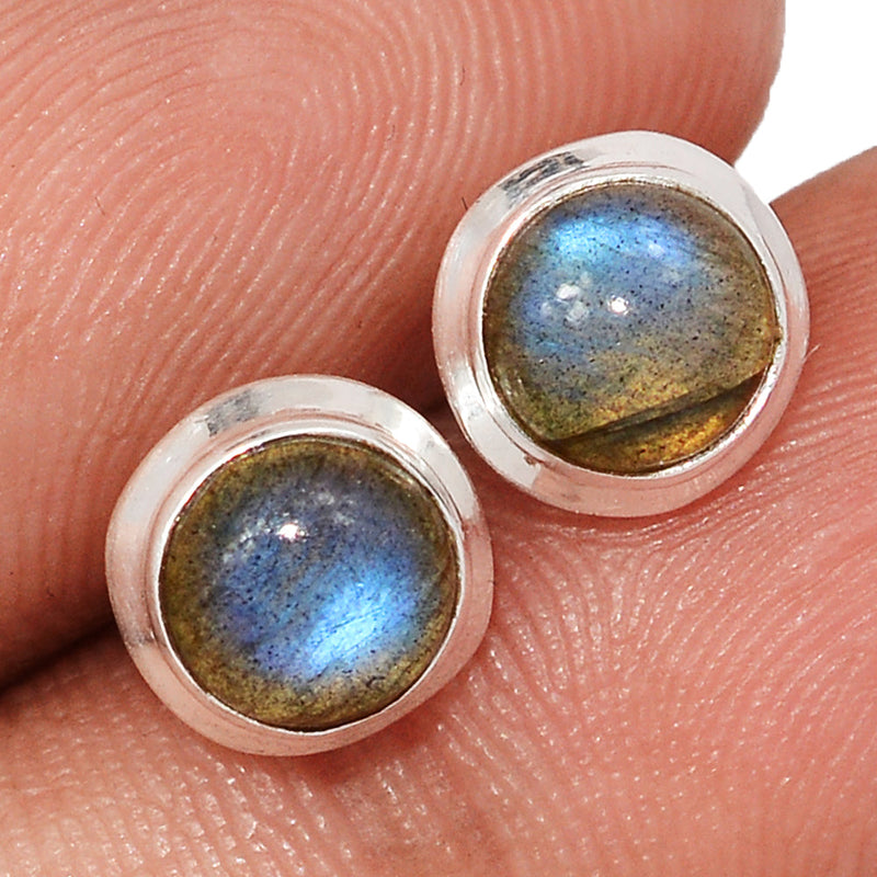 Blue Fire Labradorite Studs - BFLS1659