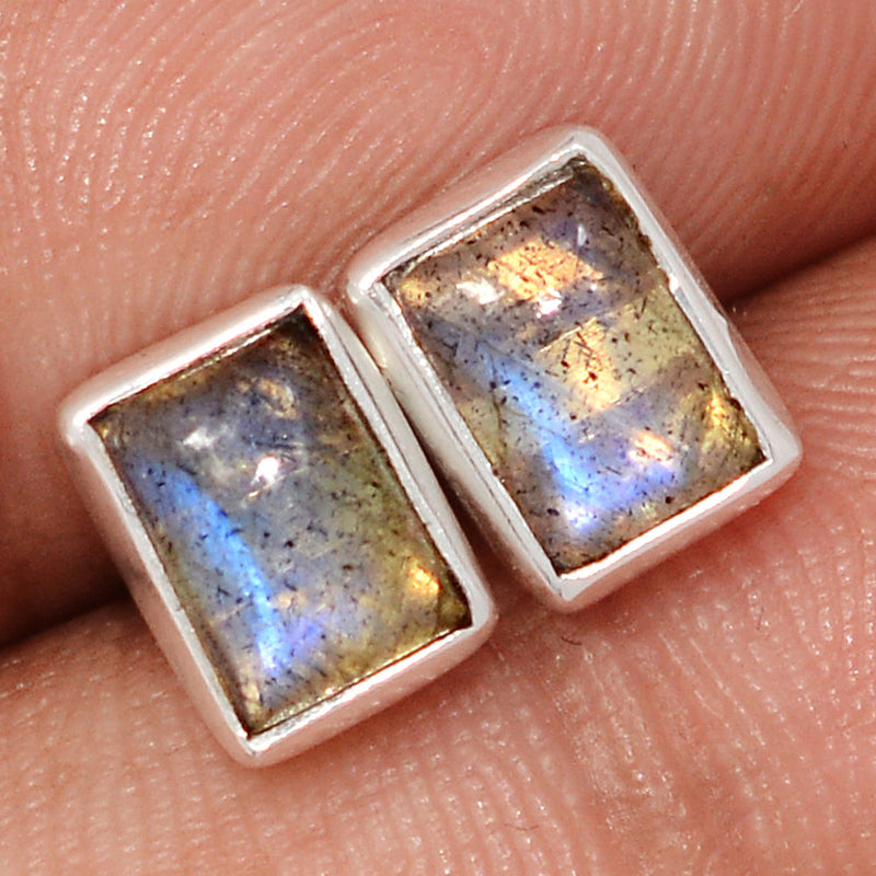 Blue Fire Labradorite Studs - BFLS1662