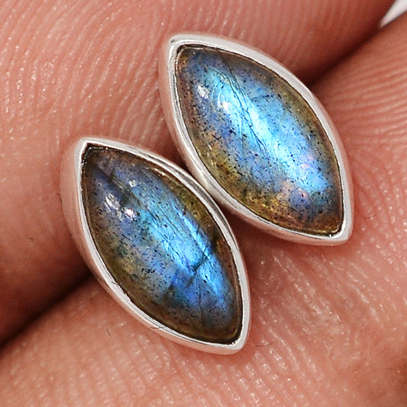 Blue Fire Labradorite Studs - BFLS1663