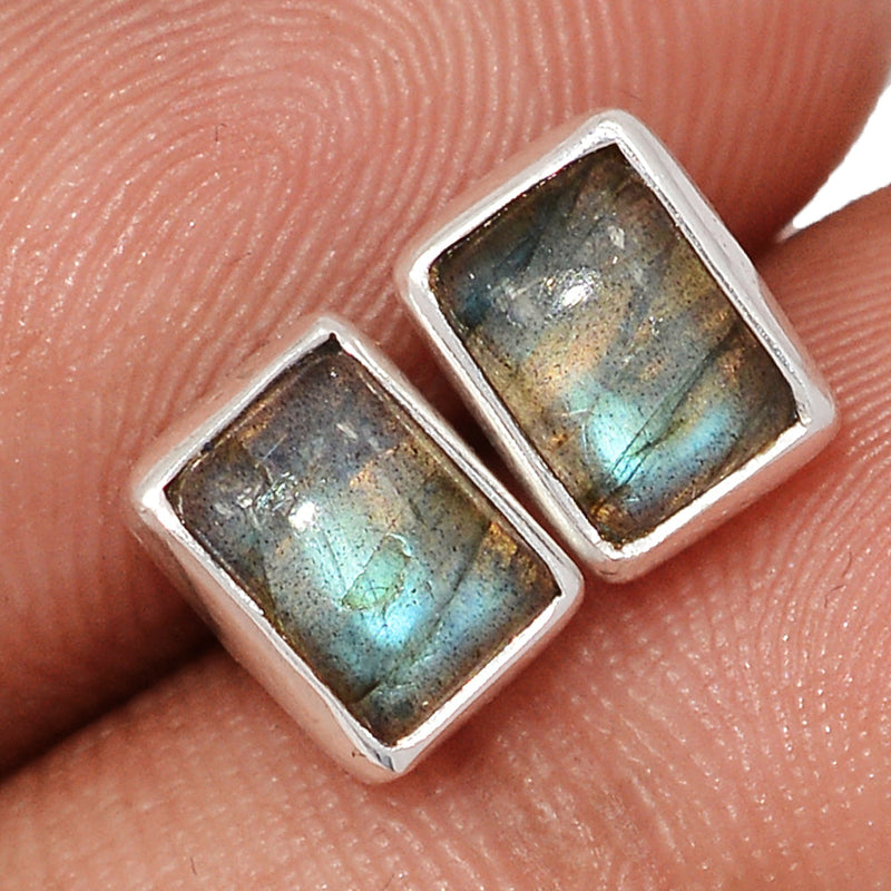 Blue Fire Labradorite Studs - BFLS1664