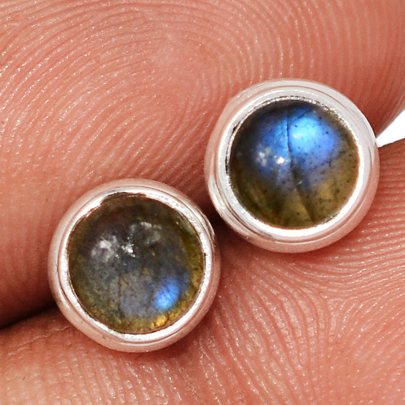 Blue Fire Labradorite Studs - BFLS1665