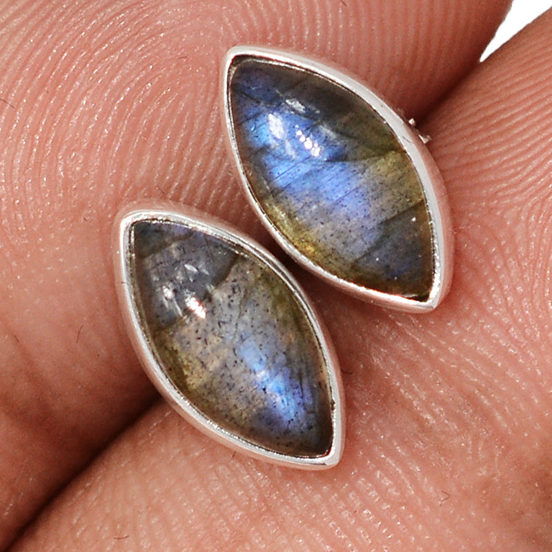 Blue Fire Labradorite Studs - BFLS1668