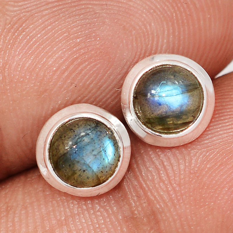 Blue Fire Labradorite Studs - BFLS1669