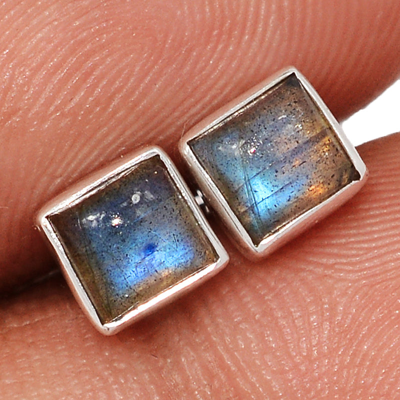 Blue Fire Labradorite Studs - BFLS1670