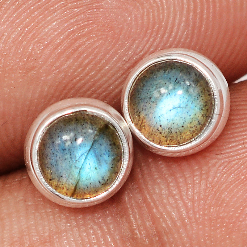 Blue Fire Labradorite Studs - BFLS1671