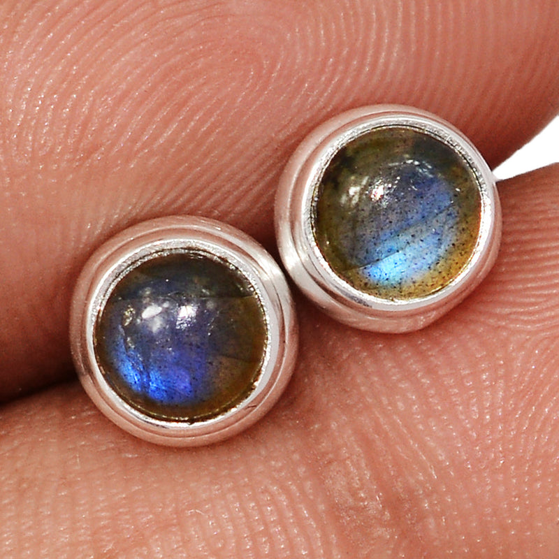 Blue Fire Labradorite Studs - BFLS1680