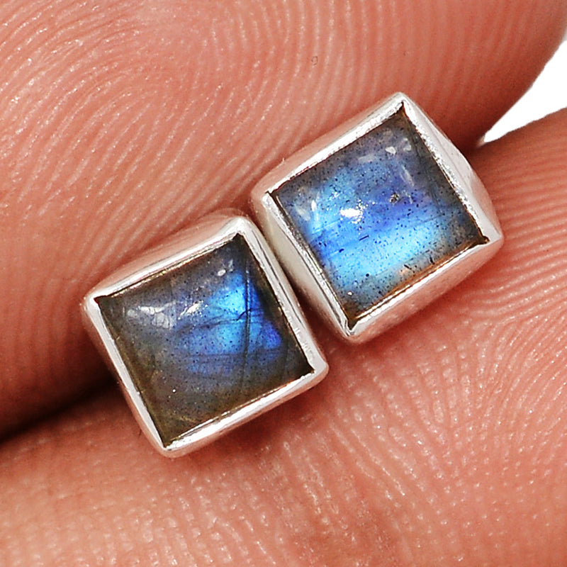 Blue Fire Labradorite Studs - BFLS1681