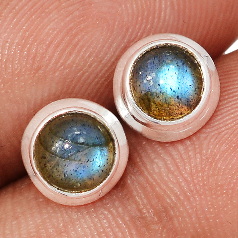 Blue Fire Labradorite Studs - BFLS1684