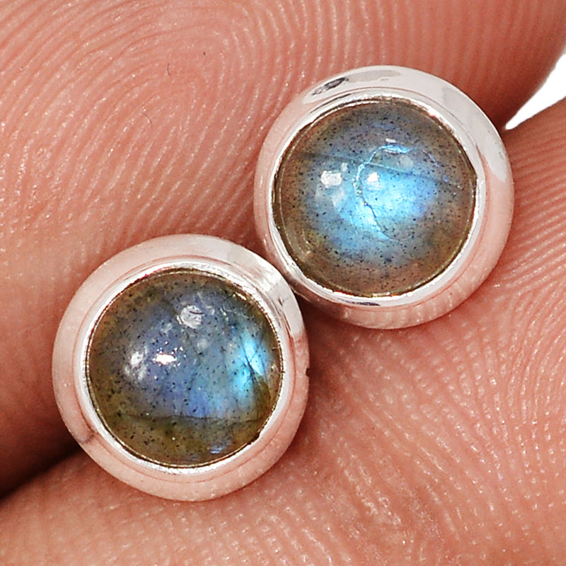 Blue Fire Labradorite Studs - BFLS1687