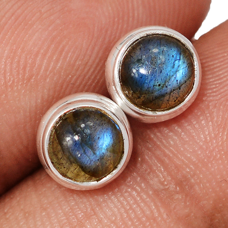 Blue Fire Labradorite Studs - BFLS1690