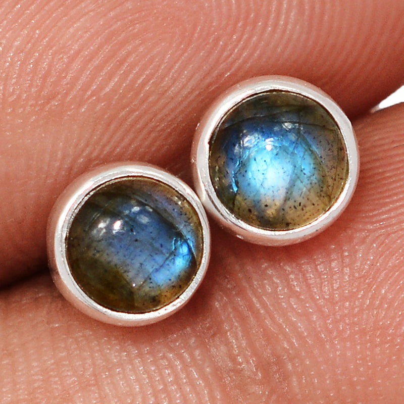 Blue Fire Labradorite Studs - BFLS1692